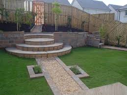 Aligning joints in a curved or circular retaining wall can be tricky. Retaining Walls With Circular Steps Deck Designs Backyard Retaining Wall Design Backyard Remodel