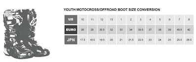 Motorcycle Boot Size Chart Disrespect1st Com
