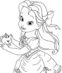 Natuurlijk zijn de prinsen er ook bij, want wat zijn sprookjes zonder de kus van de knappe prins. Baby Belle Coloring Pages Disney Princess Coloring Pages Belle Coloring Pages Cartoon Coloring Pages