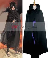 Naruto Shippuuden Uchiha Sasuke Black Cloak Cosplay Costume Naruto Cosplay Costumes Naruto Cosplay Naruto Costumes