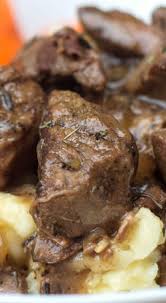 Slow Cooker Beef Tips With Gravy Recipe Recipes Beef Tips And Gravy Slow Cooker Beef