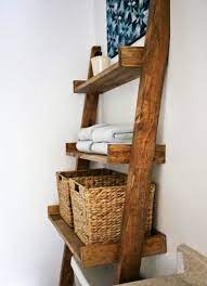 Rustic Toilet Shelf Ladder Etsy Toilet Shelves Diy Bathroom Storage Bathroom Ladder