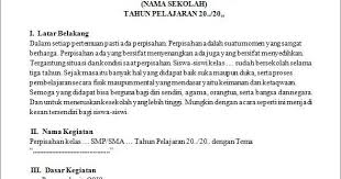 Maybe you would like to learn more about one of these? Proposal Tentang Perpisahan Sekolah Pigura