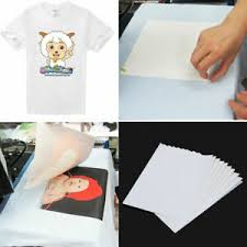 A transfer paper is a paper on which the image is printed and then transferred to a surface (fabric, canvass, or wood). 20 Sheets A4 Heat Transfer Paper For Light Fabric Cloth Craft T Shirt Print Diy Ebay