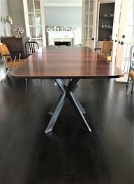 Beautiful Design And High Quality Spider Style Modern Table X Base 28 H And Top Square 15 X 15 For Small Round Or Square Modern Table Base Modern Table Table