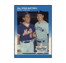 Ending may 17 at 11:56am pdt. 1987 Fleer All Star Battery Roger Clemens Gary Carter Baseball Card