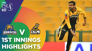 However, karachi kings are the defending championswhereas peshawar zalmi emerged as a winner in psl 2017. 1st Innings Highlights Karachi Kings Vs Peshawar Zalmi Match 24 Hbl Psl 6 Mg2t Youtube