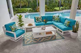 Tables, shaded by green awnings, line the dock, and there's also a covered, outdoor chickee hut bar, where the rock and reggae bands frequently perform. Deck Patio Furniture Made In Usa Breezesta