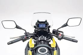 2017 suzuki dl250 v strom cockpit view バイク
