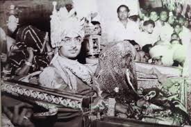 Newspaper photograph of the Maharani of ...