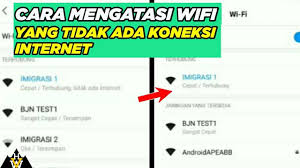 Beberapa cara yang dapat dilakukan ialah meletakkan router di tempat yang terbuka. Cara Mengatasi Wifi Yang Sudah Terhubung Tetapi Tidak Ada Koneksi Internet Youtube
