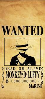One piece luffy 15 billion bounty wallet phone case. One Piece Wanted Poster Wallpapers Top Free One Piece Wanted Poster Backgrounds Wallpaperaccess