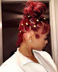 Amazinglystyled Natural Hair Styles Dyed Natural Hair Hair Styles