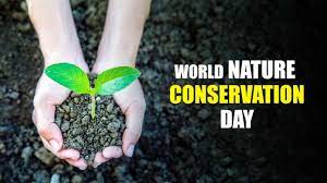 Every year july 28th is celebrated as world nature conservation day. Hmc8a A3brlesm