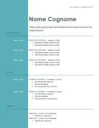 Navighi su internet, magari cerchi un modello di curriculum vitae dove inserire le informazioni su di te. Modello Curriculum Da Compilare Esempio Si Curriculum Da Compilare