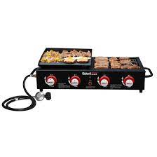 Blackstone flat top gas griddle. Royal Gourmet Gd4002t Tailgater Grill Griddle Combo 4 Burner Portable Propane Gas Grill Griddle Combo For Backyard Or Outdoor Cooking Wayfair Ca
