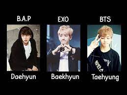 Kpop Idols That Look Alike Youtube Taehyung And Baekhyun Kpop Look Alike