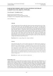 Check spelling or type a new query. Pdf Karakter Tokoh Arjuna Dalam Buku Ilustrasi Lakon Wayang Arjuna Wiwaha