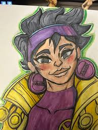 Xmen Fanart Nightcrawler Copic markers ARIELM 03122022 22