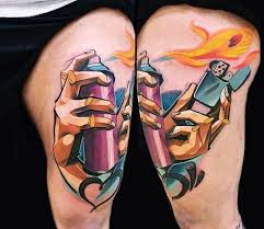This item diesel only the brave tattoo eau de toilette spray for men, 1.7 ounce. Spray With Zippo Tattoo By Mefisto Tattoo Post 15586 Graffiti Tattoo Tattoos Neo Traditional Tattoo