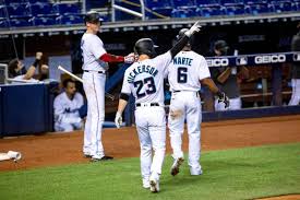 The phillies traded for corey dickerson, who could pull off a rare feat only a traded player could possibly try. Kim Ng Expects Rebound From Miami Marlins Corey Dickerson Miami Herald