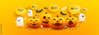 Happy Halloween poster and banner ...