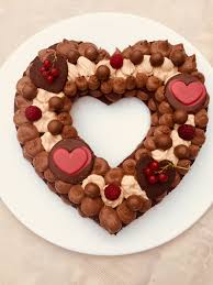Cœur Chocolat Gateau Anniversaire Gateau Chocolat