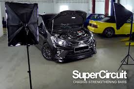 Supercircuit Chassis Strengthening Bars 2018 New Perodua Myvi 1 5l Av Front Strut Bar