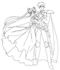 This cute sailor moon coloring pages was posted in the coloring pages category. Princess Sailor Moon Coloring Pages