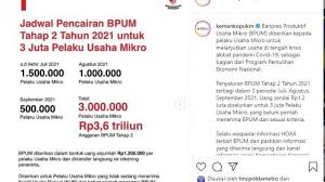 Padahal sebelumnya, nama yang tercantum dalam situs eform.bri.co.id/bpum itu sudah pasti mendapat bantuan umkm sebesar rp 2,4 juta. Gejgp1tifvciwm