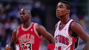 1991 ecf bulls vs pistons game 4 nba on nbc intro. Isiah Thomas Regretful Bill Laimbeer Defiant For Bulls Snub In 1991 Playoffs Abc7 Chicago