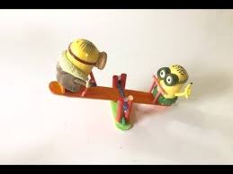How To Make A Popsicle Stick Seesaw Diy Crafts Tutorial Youtube Diy Craft Tutorials Doll House Crafts Diy Doll
