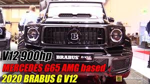 2020 Brabus G V12 900 Mercedes G65 Amg Walkaround 2019 Frankfurt Motor Show Youtube
