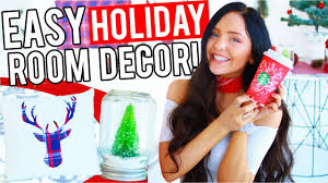 Christmas decorations and christmas trees also have a place in the kitchen and the dining room. Diy Christmas Room Decor Easy Decorations For The Holidays 2016 Youtube