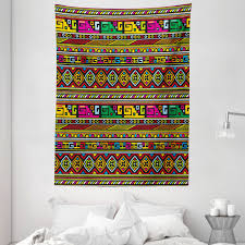 Check spelling or type a new query. Tribal Tapestry Ethnic Design With Colorful Geometrical Details Borders Vector African Themed Print Wall Hanging For Bedroom Living Room Dorm Decor 60w X 80l Inches Multicolor By Ambesonne Walmart Com Walmart Com