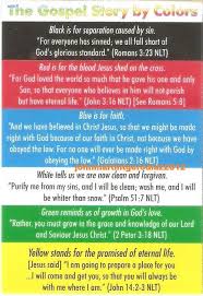 Gospel Story By Colors Bible School Crafts Wordless Book Vacation Bible School