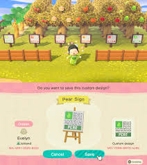 Fruit Signs With Info For Your Orchard Includes One For Coconut Trees Acqr Fruit Animals Animal Crossing Animal Crossing Villagers