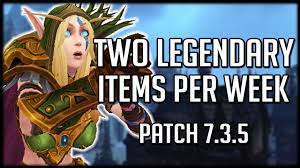 Fastest Way To Get Legendaries Two Per Week Patch 7 3 5 World Of Warcraft Legion Youtube