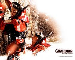 Ben randall is a coast guard rescue swimmer. Image Men The Guardian Film
