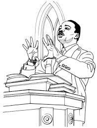 He had a dream, and so do you. Dr Martin Luther King Jr Coloring Page Coloring Library