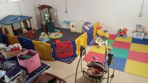 Come see how we turned our messy basement playroom into a modern farmhouse oasis for our growing girls! Basement Playroom Hometalk