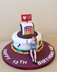 A Social Media Themed 13th Birthday Glorious Gateaux Facebook
