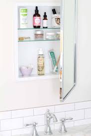Pottery barn medicine cabinet recessed. Organize Your Bathroom Medicine Cabinet Like A Pro A Nod To Navy