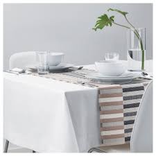 Mittbit Table Runner Black Beige White 14x51 35x130 Cm Ikea Tischlaufer Tischdekoration Ikea
