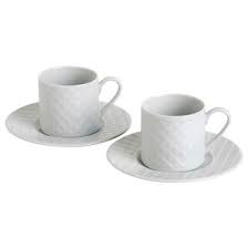 Kütahya porselen atatürk imzalı kahve takımı ru12kt11564720. Kutahya Porselen Ekose 8 Parca Kahve Seti Migros