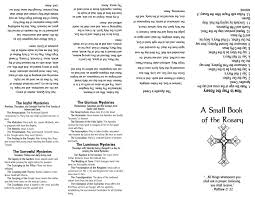 Our lady repeatedly requested of us at fatima (among other things) that we pray the rosary every day in her honor in order to obtain world peace.because only she can. Small Book Of The Rosary Printable Http Artandverse Weebly Com Prayersoraciones Html Praying The Rosary Catholic Rosary Prayer Guide Rosary Guide