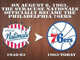 Each logo uses the number 76 in addition to stars and circles (mostly in the form of a basketball). Philadelphia 76ers Team History Sports Team History