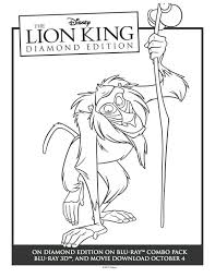 Printable Rafiki Lion King Coloring Sheet Sweeps4bloggers Lion King Coloring Pages Horse Coloring Pages