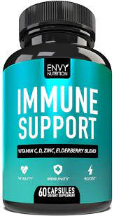 Additionally, doing regular exercises boosts the body's feel good hormones that ward off stress, which is good for the immune system as well. Amazon Com Immune Support Immunity Boost Supplement With Elderberry Vitamin C Echinacea And Zinc Once Daily Immune System Booster For Adults 60 Capsules Health Personal Care