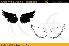Black And White Wings Roblox Angel Wings Outline Svg Angel Wings Silhouette Svg Angel Etsy In 2020 Angel Wing Outline Angel Wing Silhouette Angel Wings Icon